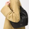 Small Squeeze bag in mellow nappa lambskin Black Small Squeeze bag in mellow nappa lambskin Black