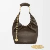 Small Squeeze bag in mellow nappa lambskin Chocolate Small Squeeze bag in mellow nappa lambskin Chocolate