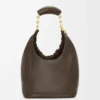 Small Squeeze bag in mellow nappa lambskin Chocolate Small Squeeze bag in mellow nappa lambskin Chocolate