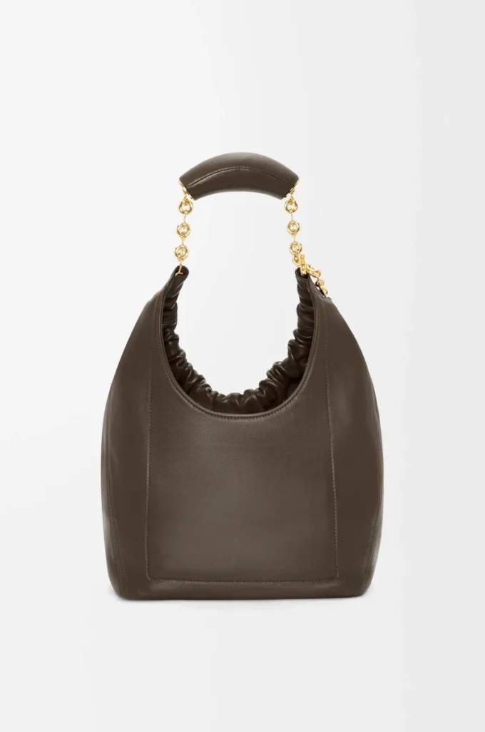 Small Squeeze bag in mellow nappa lambskin Chocolate Small Squeeze bag in mellow nappa lambskin Chocolate