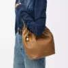 Small Squeeze bag in mellow nappa lambskin Oak Small Squeeze bag in mellow nappa lambskin Oak