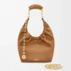 Small Squeeze bag in mellow nappa lambskin Oak Small Squeeze bag in mellow nappa lambskin Oak