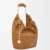 Small Squeeze bag in mellow nappa lambskin Oak Small Squeeze bag in mellow nappa lambskin Oak