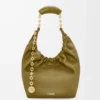Small Squeeze bag in mellow nappa lambskin Olive Small Squeeze bag in mellow nappa lambskin Olive
