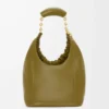 Small Squeeze bag in mellow nappa lambskin Olive Small Squeeze bag in mellow nappa lambskin Olive