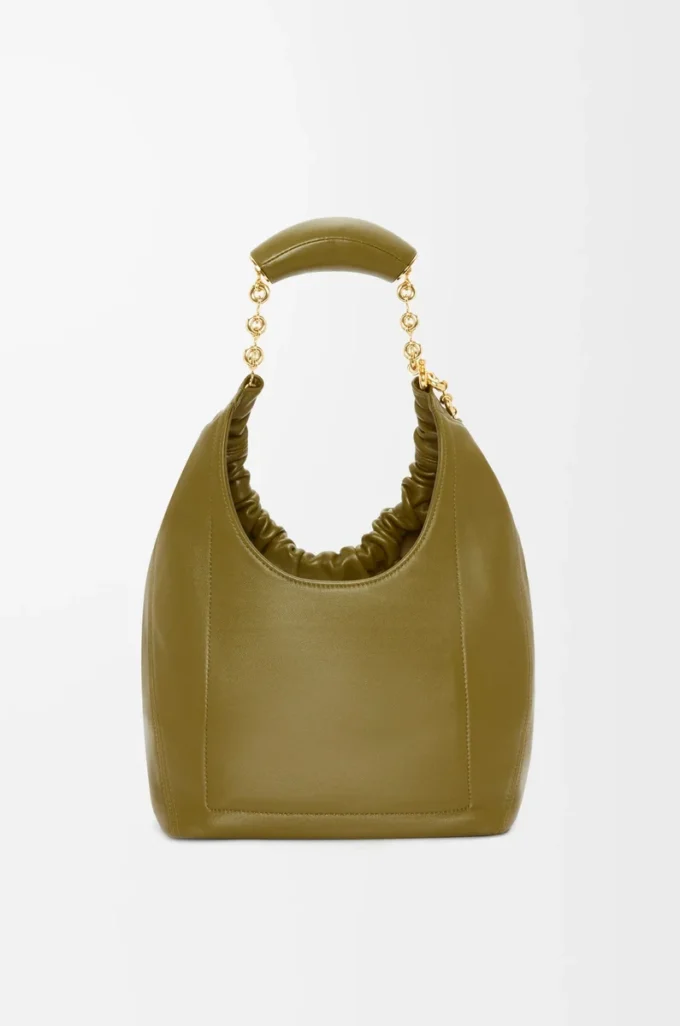 Small Squeeze bag in mellow nappa lambskin Olive Small Squeeze bag in mellow nappa lambskin Olive