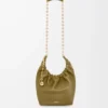 Small Squeeze bag in mellow nappa lambskin Olive Small Squeeze bag in mellow nappa lambskin Olive