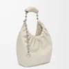 Small Squeeze bag in mellow nappa lambskin Sea Salt