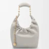 Small Squeeze bag in mellow nappa lambskin Shell Grey Small Squeeze bag in mellow nappa lambskin Shell Grey