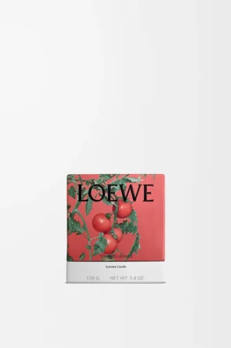 Small Tomato Leaves candle Red