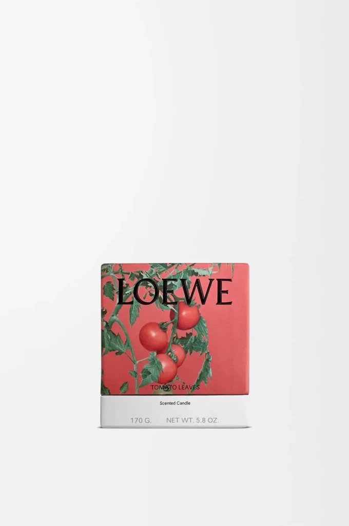 Small Tomato Leaves candle Red Small Tomato Leaves candle Red