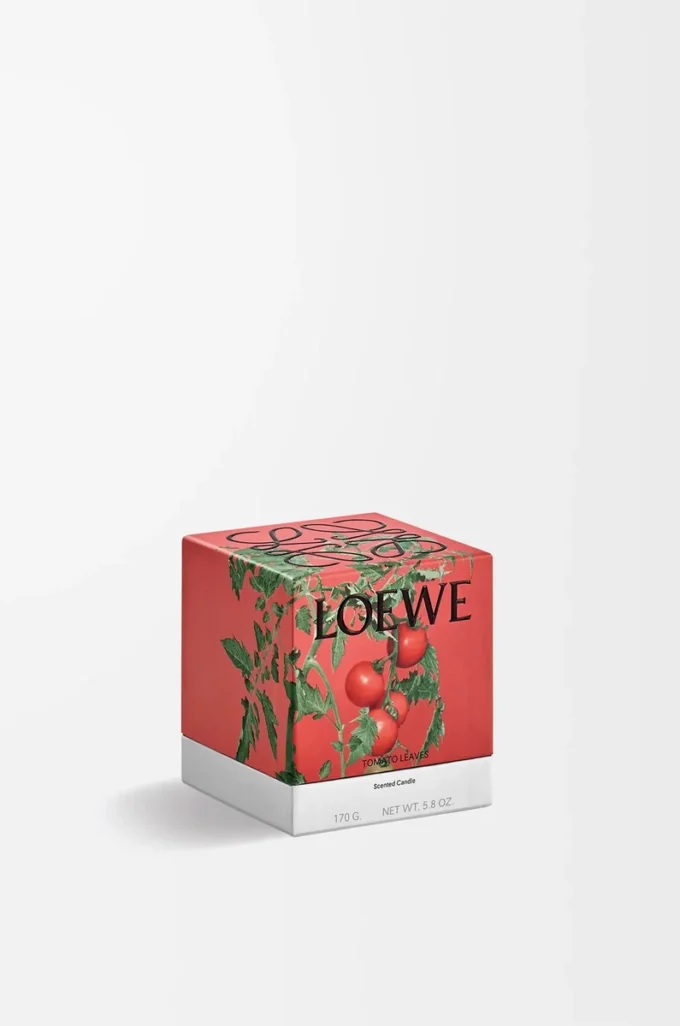 Small Tomato Leaves candle Red Small Tomato Leaves candle Red