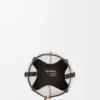 Small Treasure Bako bucket in canvas jacquard and calfskin Natural/Black Small Treasure Bako bucket in canvas jacquard and calfskin Natural/Black