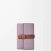 Small vertical wallet in soft grained calfskin Dirty Mauve/Squirrel Small vertical wallet in soft grained calfskin Dirty Mauve/Squirrel