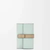 Small vertical wallet in soft grained calfskin Frozen/Clay Small vertical wallet in soft grained calfskin Frozen/Clay