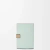 Small vertical wallet in soft grained calfskin Frozen/Clay Small vertical wallet in soft grained calfskin Frozen/Clay