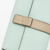 Small vertical wallet in soft grained calfskin Frozen/Clay Small vertical wallet in soft grained calfskin Frozen/Clay