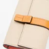 Small vertical wallet in soft grained calfskin Light Oat/Honey Small vertical wallet in soft grained calfskin Light Oat/Honey