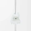 Snow Bunny charm in shearling White Snow Bunny charm in shearling White