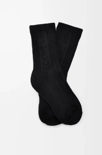 Socks in cotton Black
