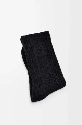 Socks in cotton Black
