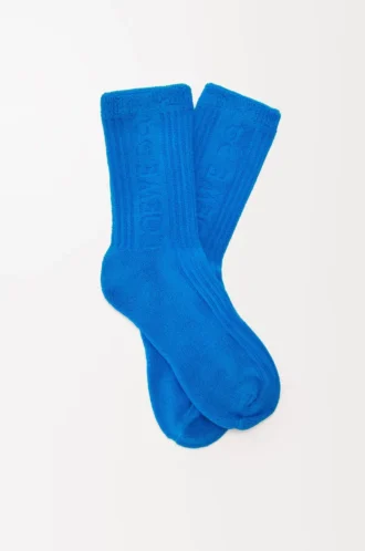 Socks in cotton Blue