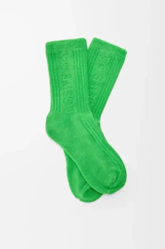 Socks in cotton Green