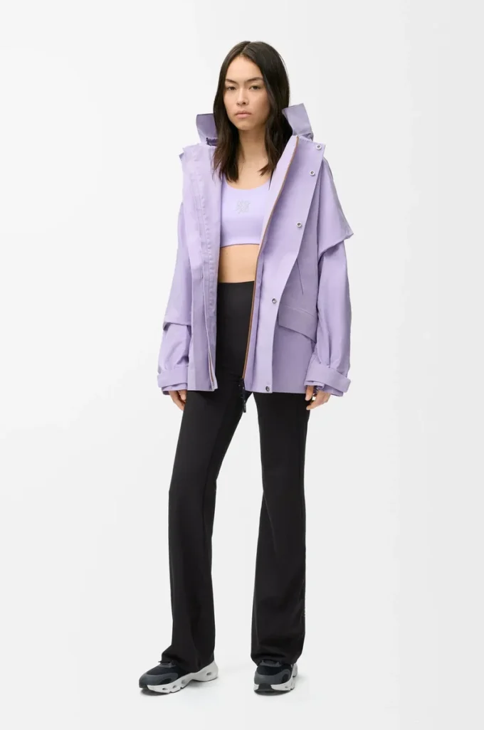 Soft bootleg pants in technical jersey Black Soft bootleg pants in technical jersey Black