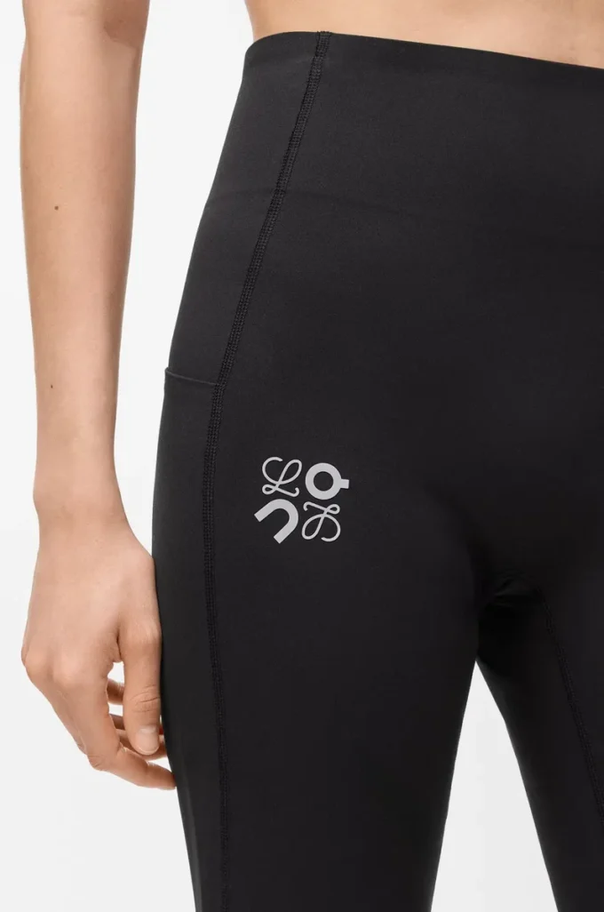 Soft bootleg pants in technical jersey Black Soft bootleg pants in technical jersey Black