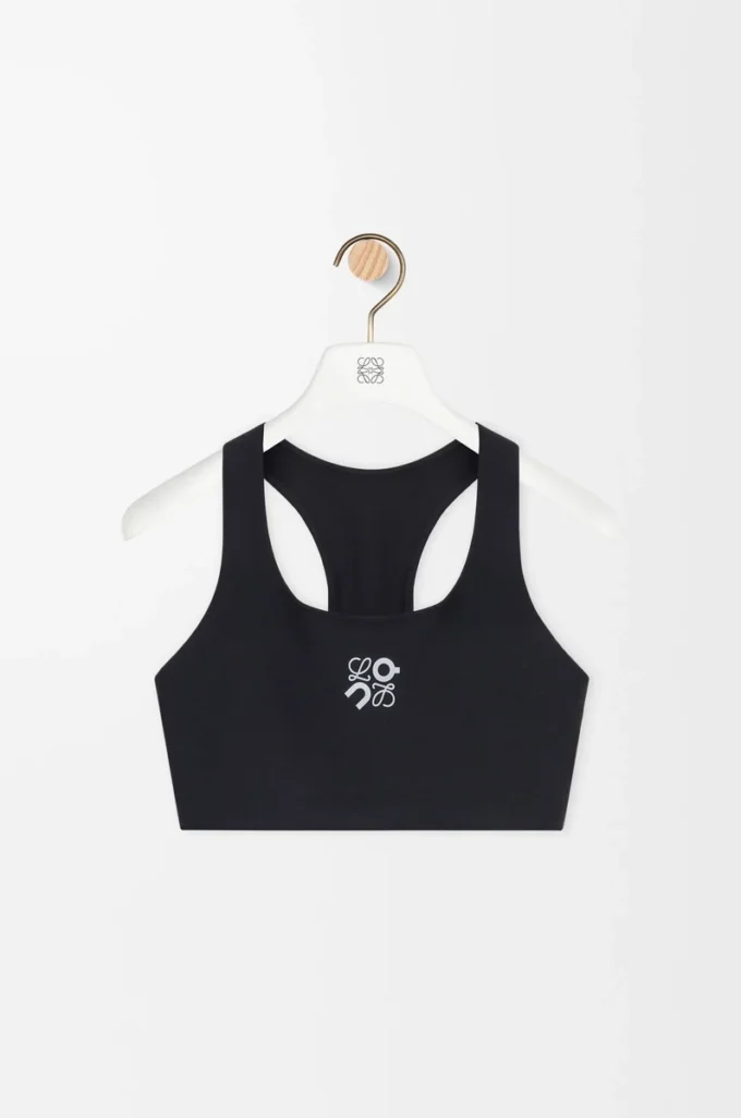 Soft bra in technical jersey Black Soft bra in technical jersey Black