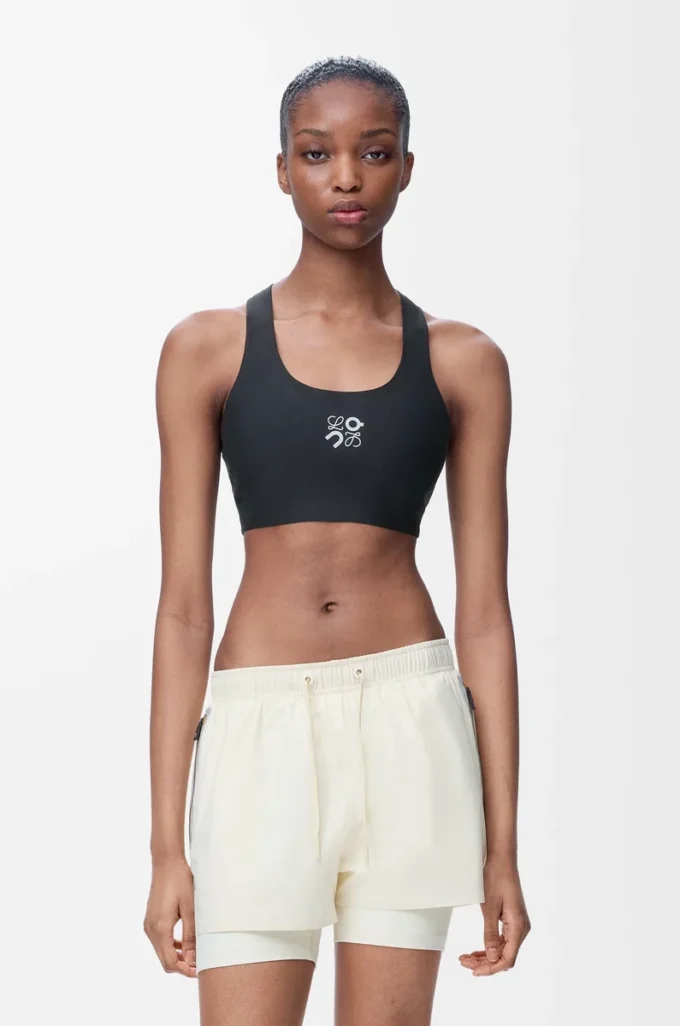 Soft bra in technical jersey Black Soft bra in technical jersey Black