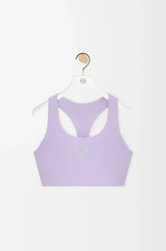 Soft bra in technical jersey Lilac Soft bra in technical jersey Lilac