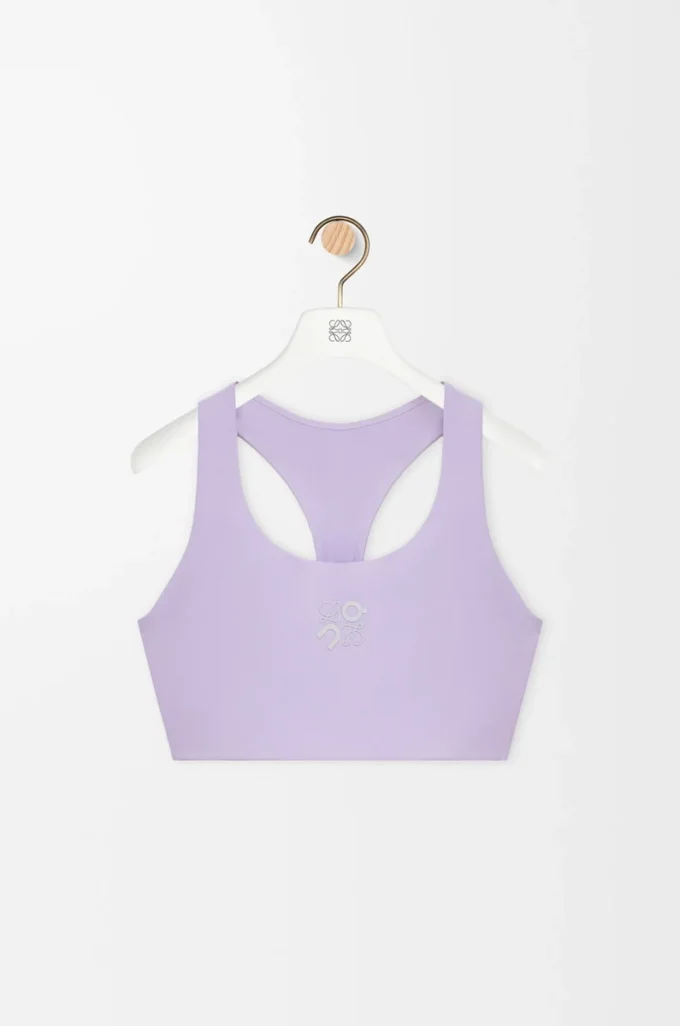 Soft bra in technical jersey Lilac Soft bra in technical jersey Lilac