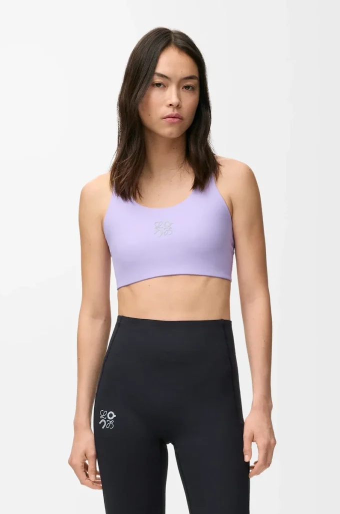 Soft bra in technical jersey Lilac Soft bra in technical jersey Lilac