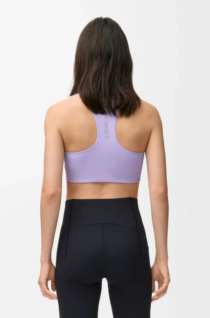 Soft bra in technical jersey Lilac Soft bra in technical jersey Lilac