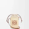 Square pocket in iraca palm and calfskin Natural/Tan Square pocket in iraca palm and calfskin Natural/Tan