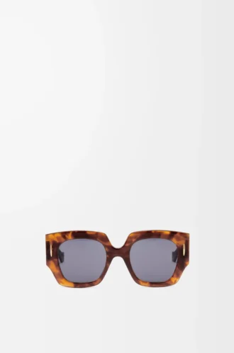 Square Screen sunglasses Havana