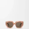 Square Screen sunglasses Marble Dark Pink Square Screen sunglasses Marble Dark Pink