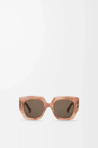 Square Screen sunglasses Marble Dark Pink