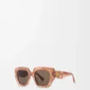 Square Screen sunglasses Marble Dark Pink Square Screen sunglasses Marble Dark Pink
