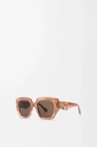 Square Screen sunglasses Marble Dark Pink