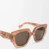 Square Screen sunglasses Marble Dark Pink Square Screen sunglasses Marble Dark Pink