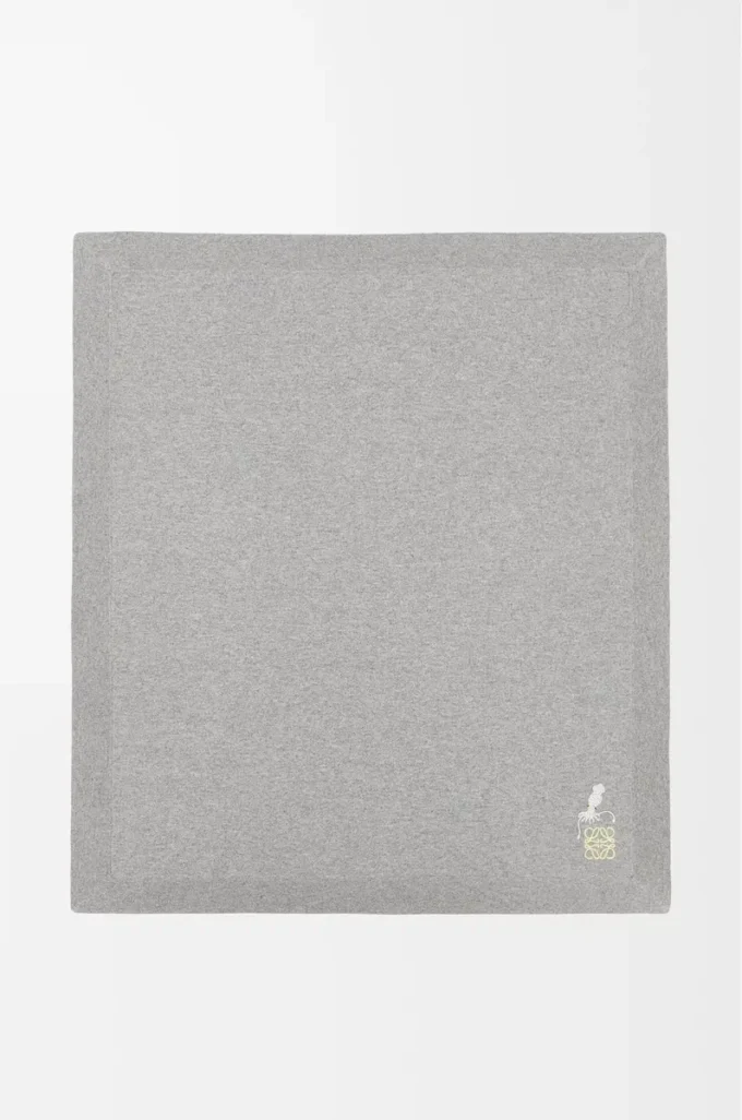 Squid blanket in cashmere Grey