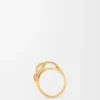 Stacked ring in sterling silver Gold