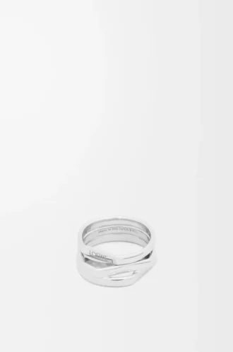 Stacked ring in sterling silver Silver