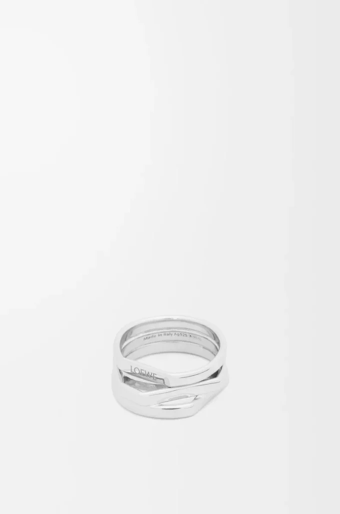 Stacked ring in sterling silver Silver Stacked ring in sterling silver Silver