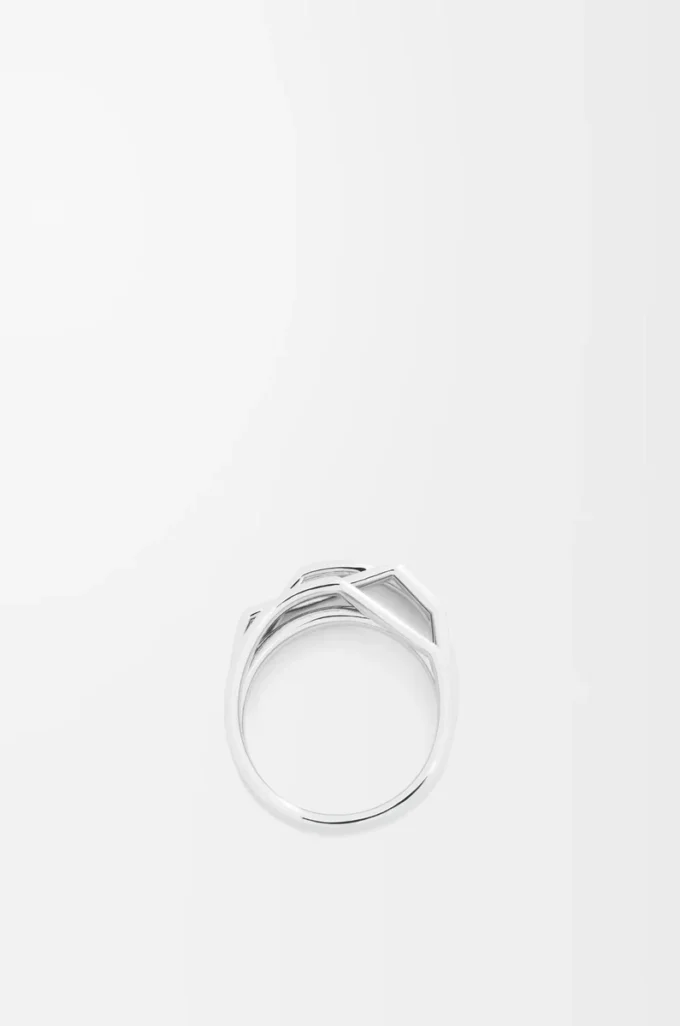 Stacked ring in sterling silver Silver Stacked ring in sterling silver Silver