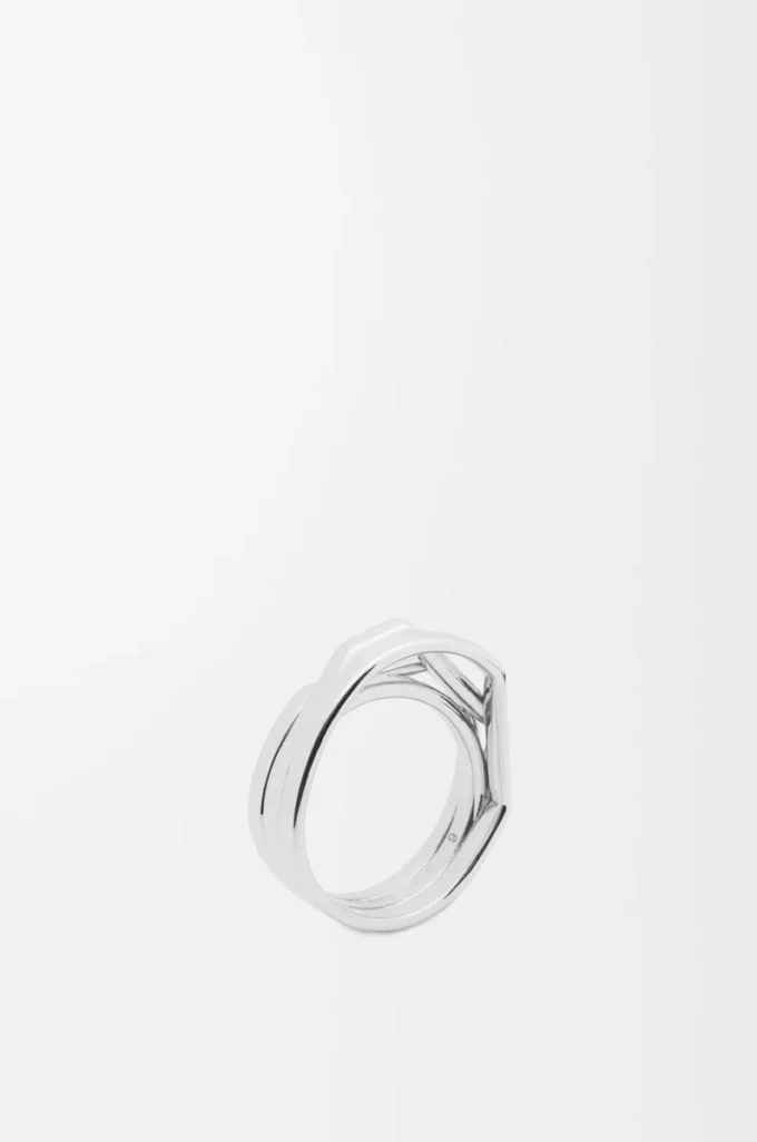 Stacked ring in sterling silver Silver Stacked ring in sterling silver Silver