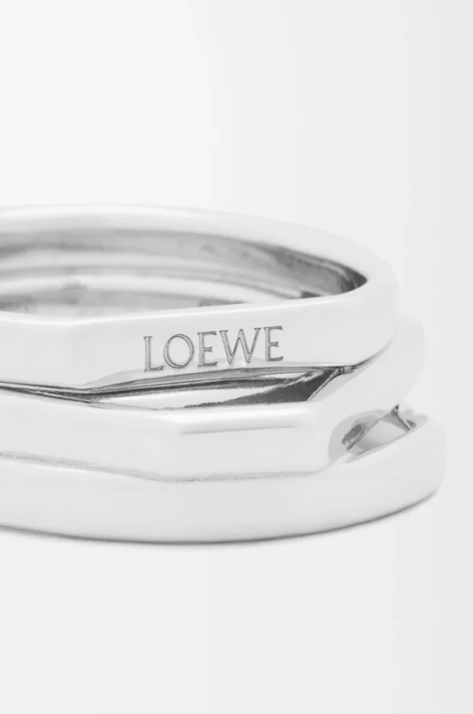 Stacked ring in sterling silver Silver Stacked ring in sterling silver Silver