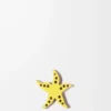 Starfish dice in calfskin Yellow/Tan Starfish dice in calfskin Yellow/Tan